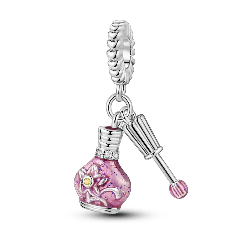 Charm S925 Couronne Parfum Rose