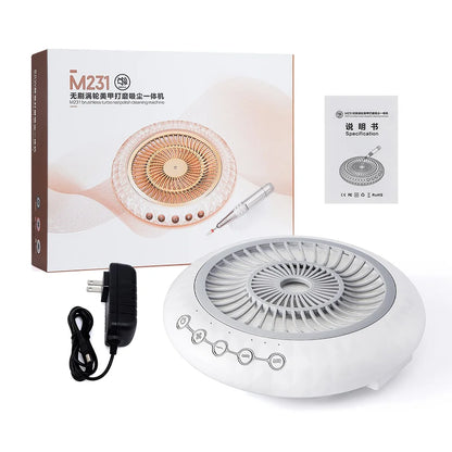 Aspirateur à ongles pour manucure Aspirateur à ongles avec ventilateur de poussière pour manucure