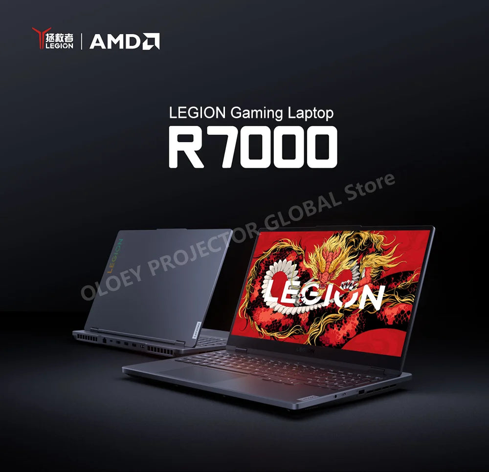 Lenovo LEGION R7000 2024, Gaming Laptop, AMD Ryzen 7 8745H, RTX 4050/4060, 16GB RAM, 512GB SSD