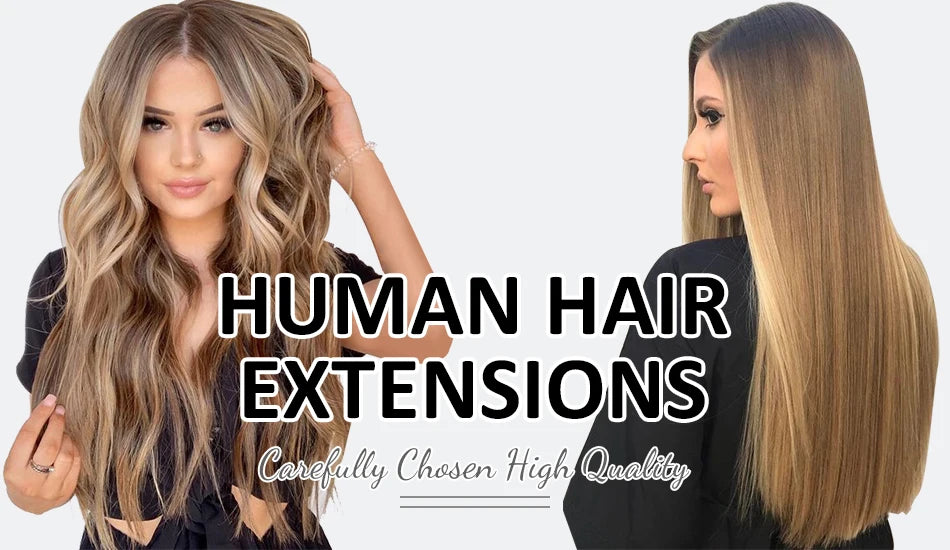 Extensions Clip-In Cheveux Humains - Topper Base Soie, Remplacement Naturel