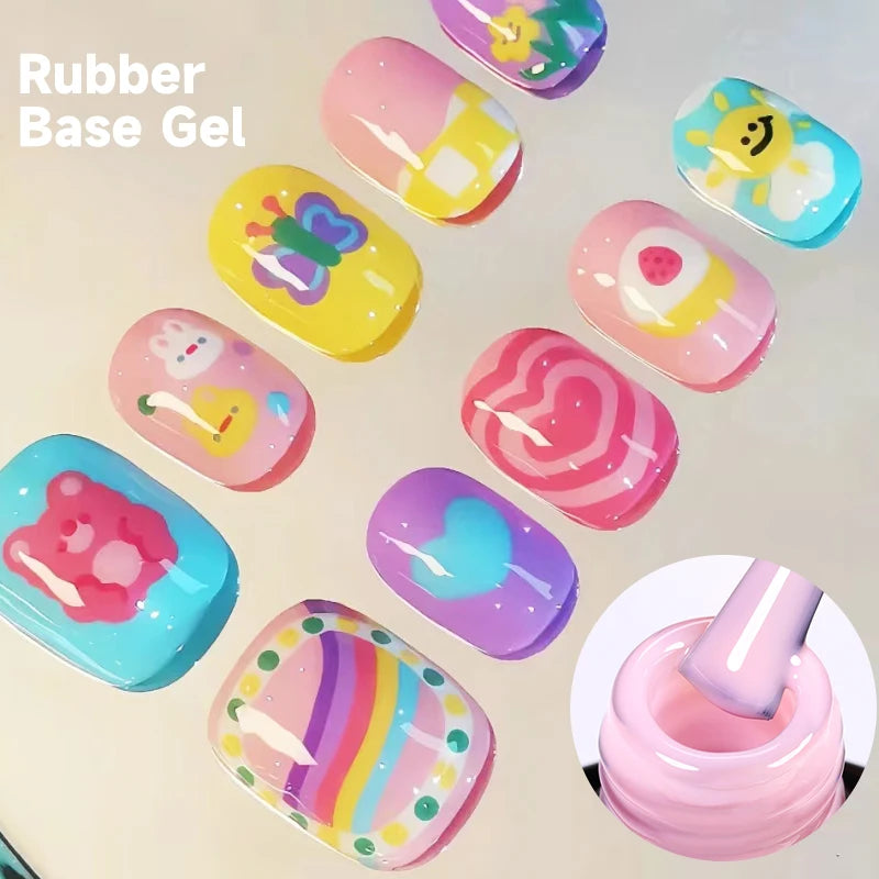 Macaron Rubber Base Gel Semi-Permanent