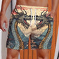 Short de Bain Homme – Impression Requin & Bateau Ukiyo-E