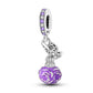 Charm S925 Couronne Parfum Rose
