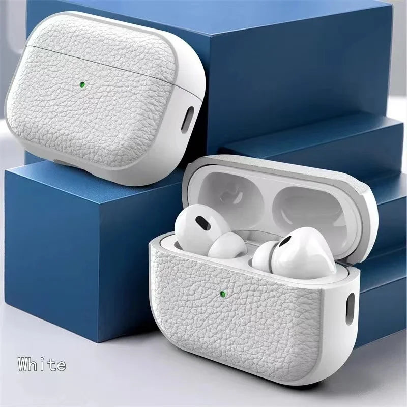 Etui en cuir pour Apple Airpods 1 2 3 4 Pro air pods Wrieless Bluetooth