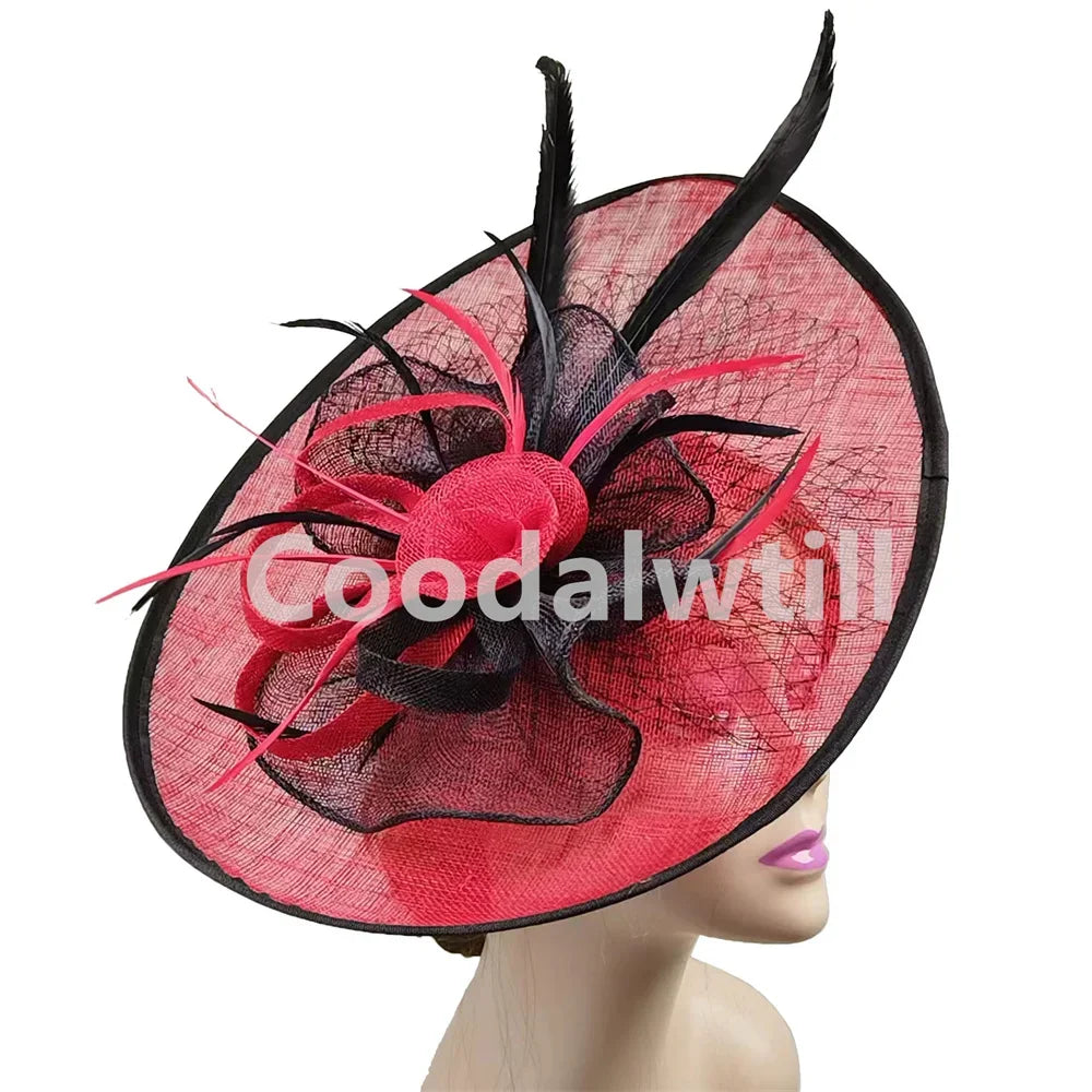 Grand Chapeau Fascinator Derby – Élégance & Raffinement