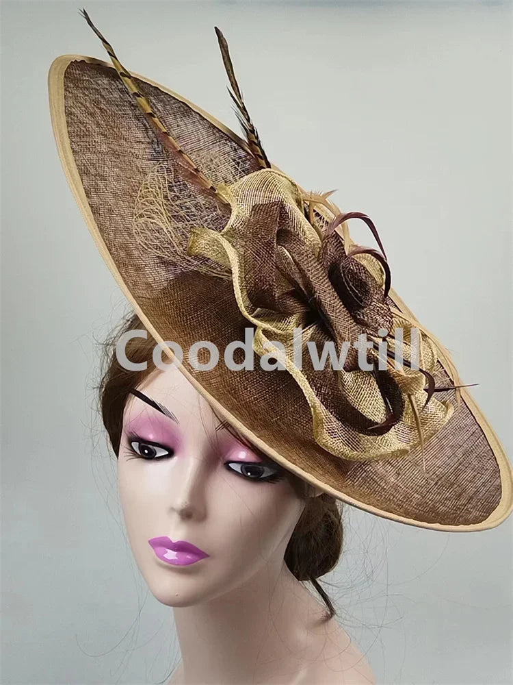 Grand Chapeau Fascinator Derby – Élégance & Raffinement