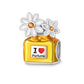 Charm S925 Couronne Parfum Rose