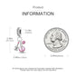 Charm S925 Couronne Parfum Rose