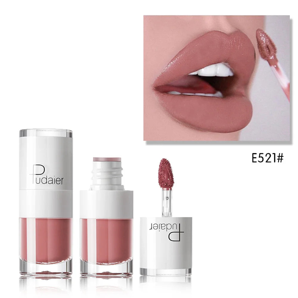 Rouge à Lèvres Mat 16 Couleurs – Liquide, Waterproof & Longue Tenue