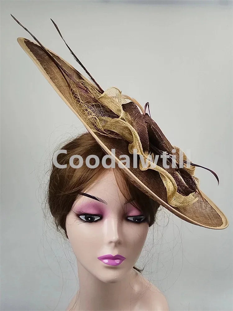 Grand Chapeau Fascinator Derby – Élégance & Raffinement