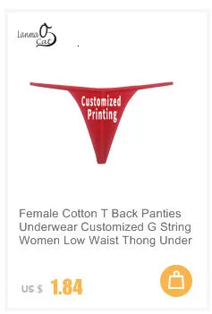 Culotte G-String Femme – Coton, Personnalisable & Design Unique