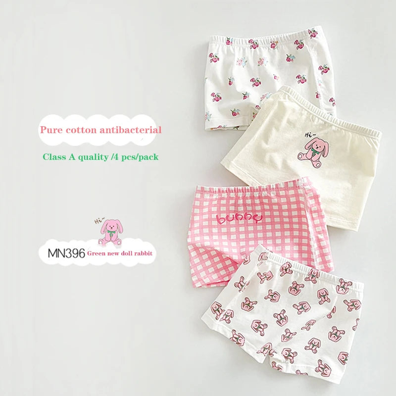 Lot 4 Culottes Filles – Cartoon & Coton, Douces et Mignonnes