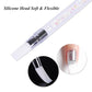 Stylo de sculpture d'ongles en silicone à double extrémité Pinceau de sculpture d'ongles Miroir Poudre pailletée Peinture de pointillés Stylo de manucure Outils de manucure