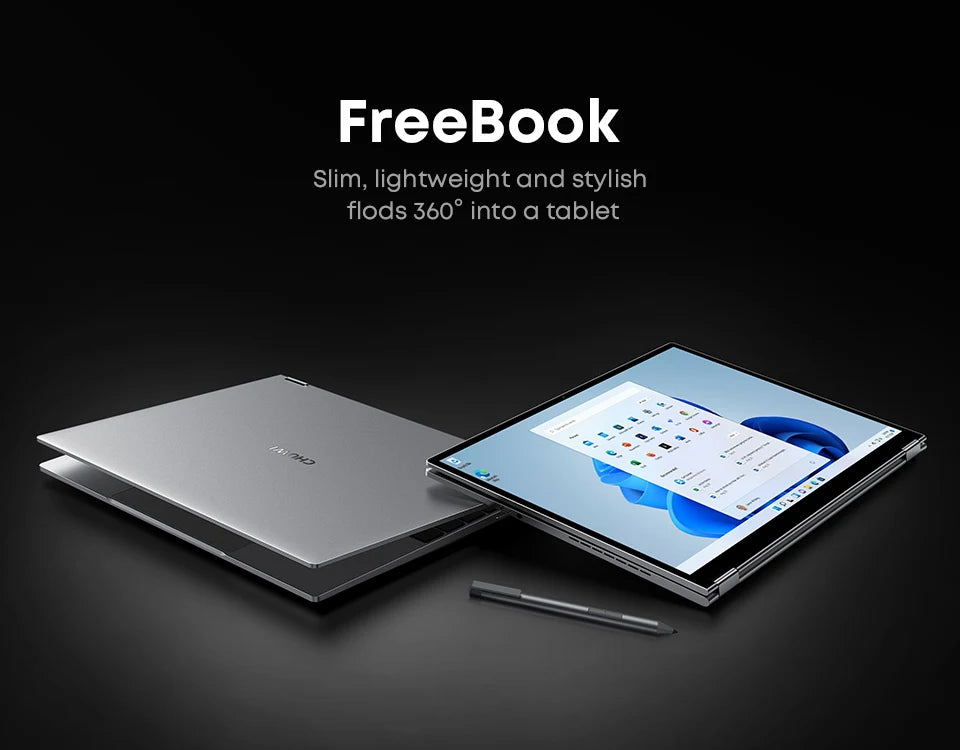 CHUWI FreeBook Tablet Laptop 2 in 1 Intel i3