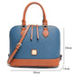 Sac en cuir PU Ashleigh bleu tendance