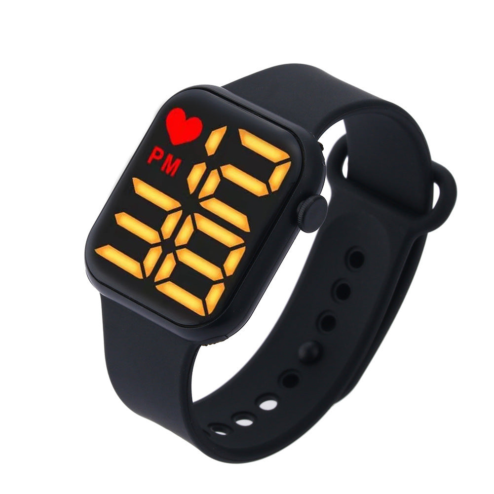 Montre électronique LED tendance sportive pour étudiants