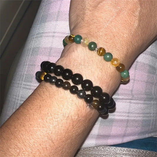 Bracelet en pierres naturelles unisexe Bracelets