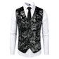 Gilet Steampunk doré pour homme, costume, mariage, sans manches