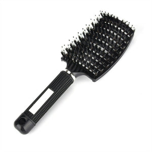 Brosse à cheveux incurvée