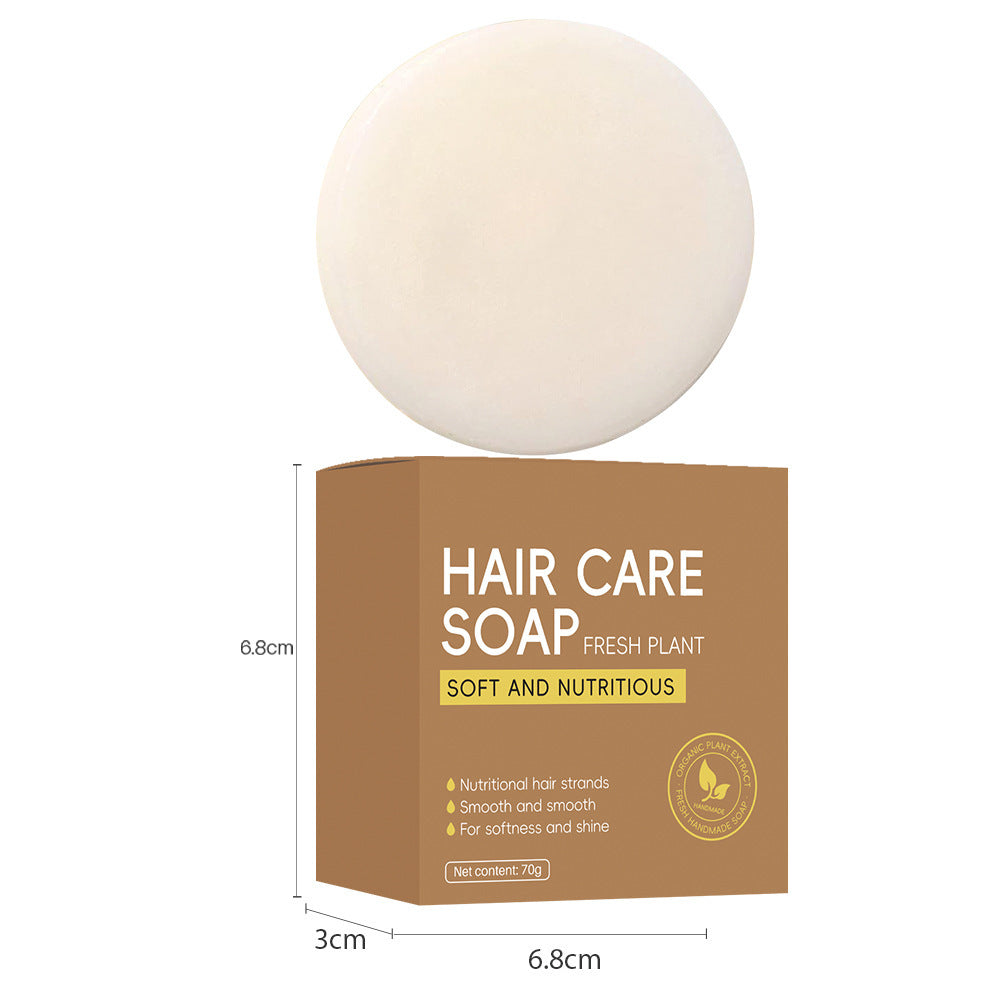 Savon shampooing au gingembre, noix de coco  pour soins de cheveux. Savon Fait Main