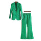 Costume de costume brodé tridimensionnel vert