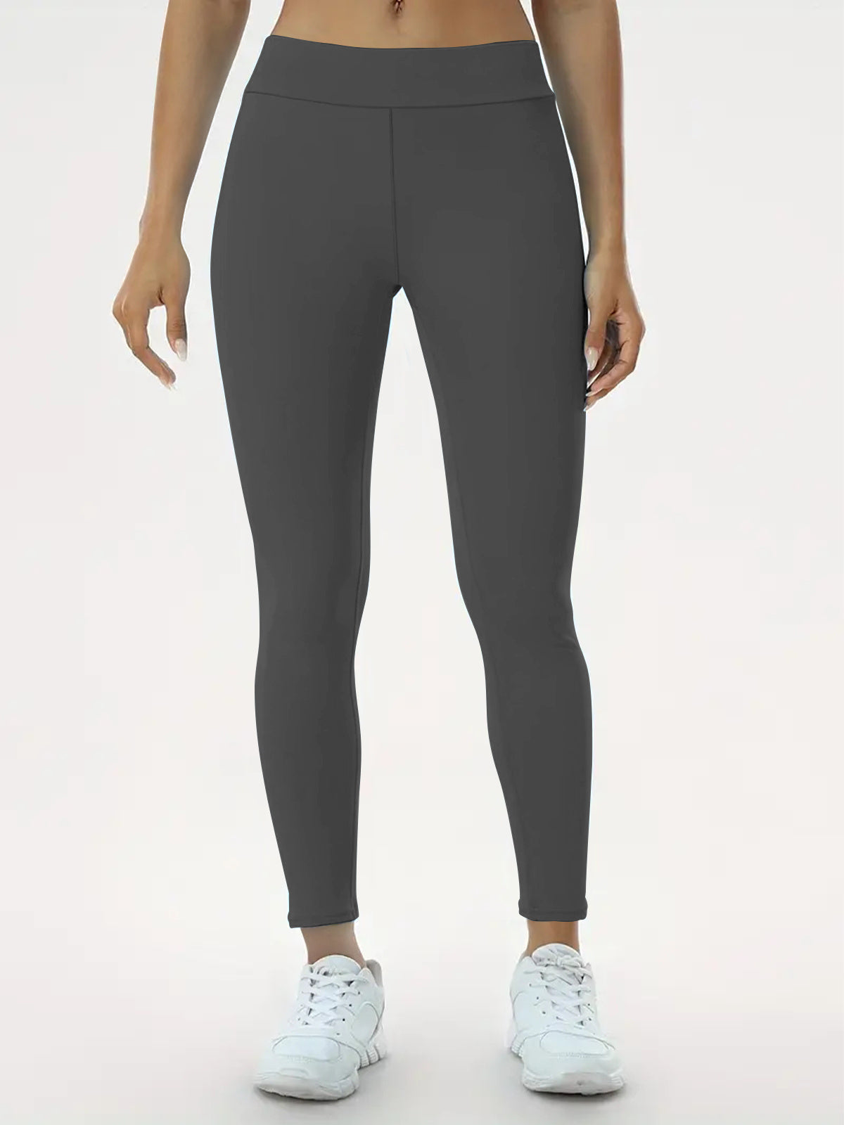 Legging de sport moulé taille haute et élastique pour femme