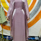 Robe soirée ample turque en polyester pour femme