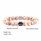 Bracelet œil de tigre en pierre noire