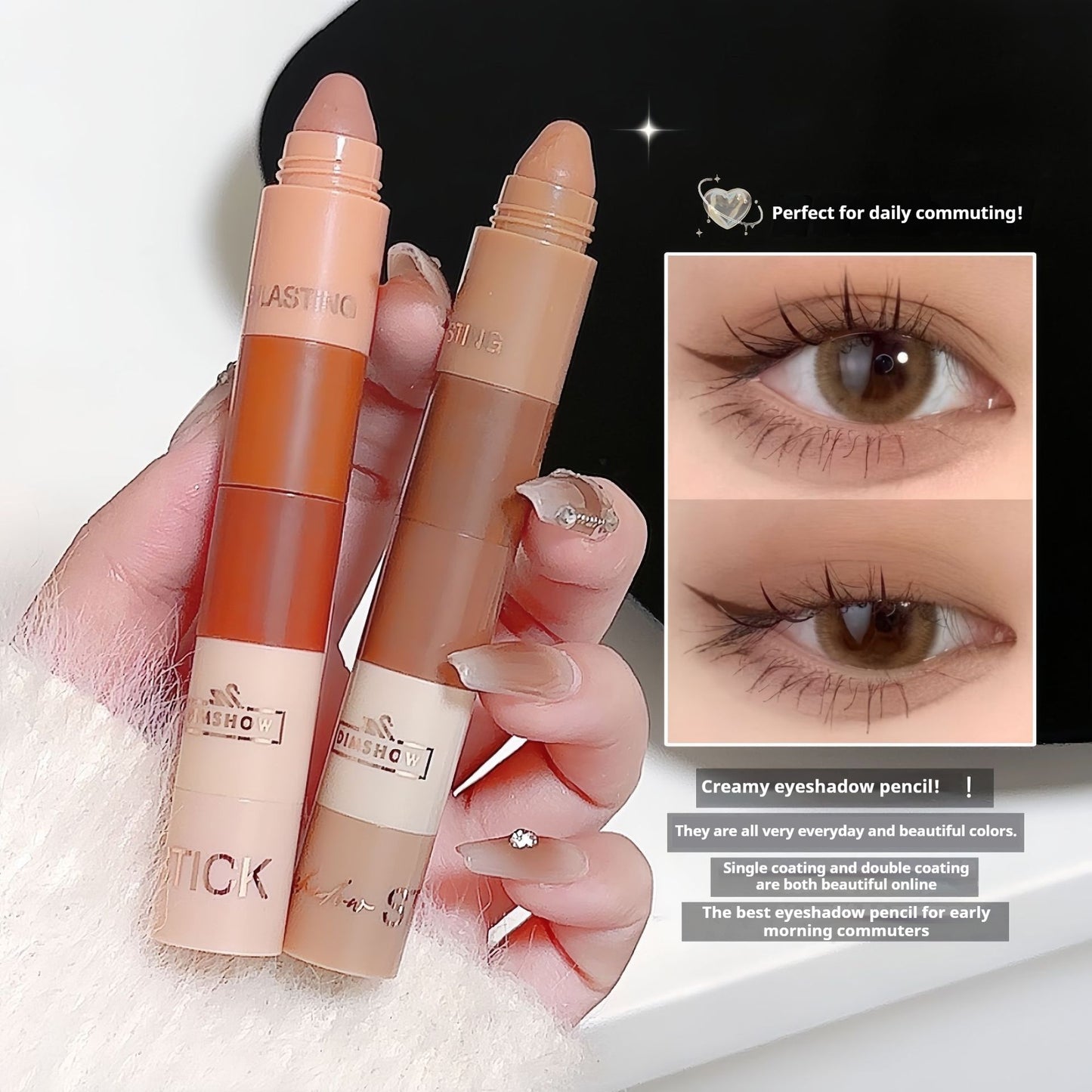 Crayon eyeliner highlight