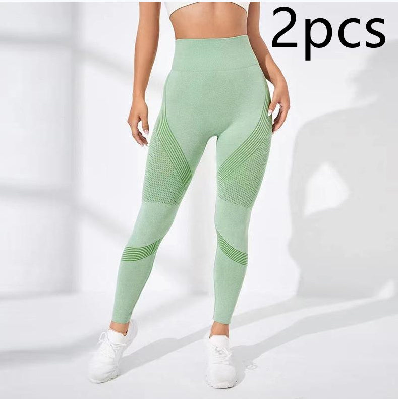 Legging de sport taille haute élastique