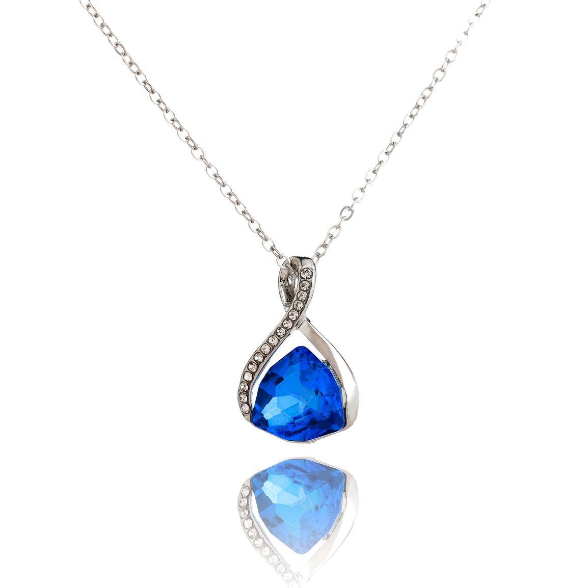 Collier de cristal mode européenne et américaine simple