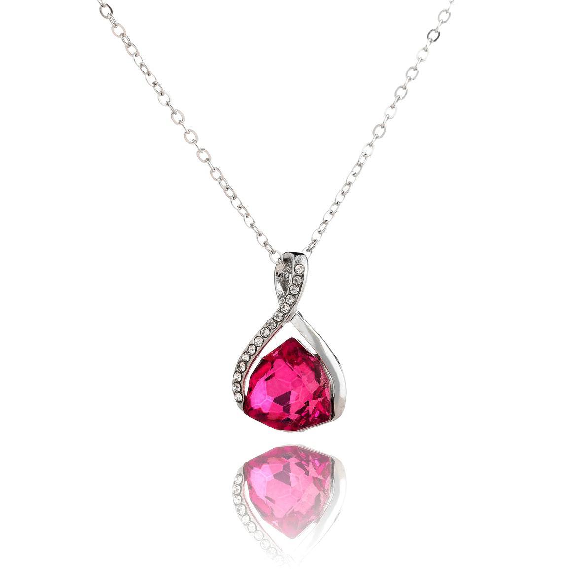 Collier de cristal mode européenne et américaine simple