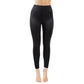 Leggings en molleton rembourré chaud pour femme taille haute