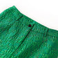 Costume de costume brodé tridimensionnel vert