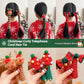 Bandeau élastique de Noël pour enfants, avec fil et spirale pour cheveux, accessoires de coiffure pour enfants.