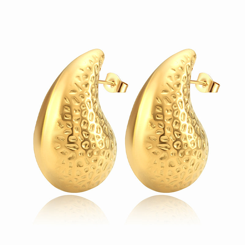 Boucles d'oreilles pendantes en acier inoxydable pour femme