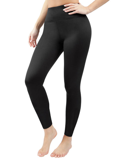 Leggings en molleton rembourré chaud pour femme taille haute