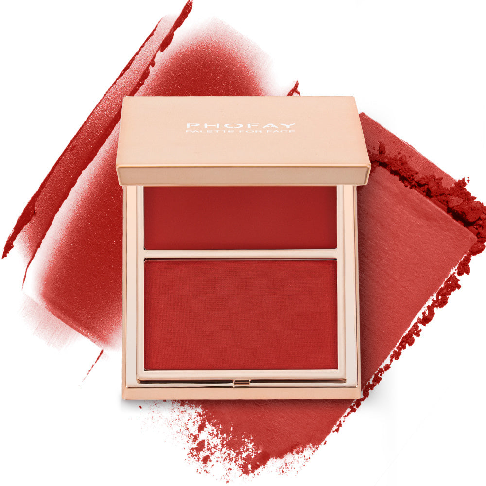 Duo de blush crème et poudre