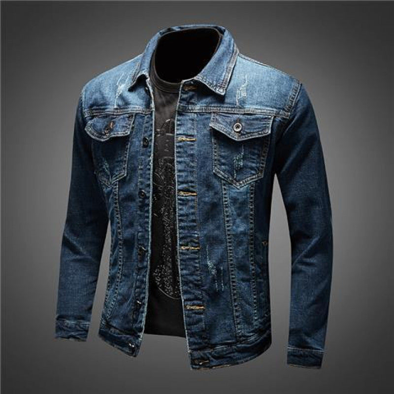 Veste en jean slim denim pour homme