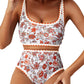 Maillot de bain bikini sexy à motif floral Paisley Fashion