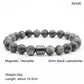 Bracelet œil de tigre en pierre noire