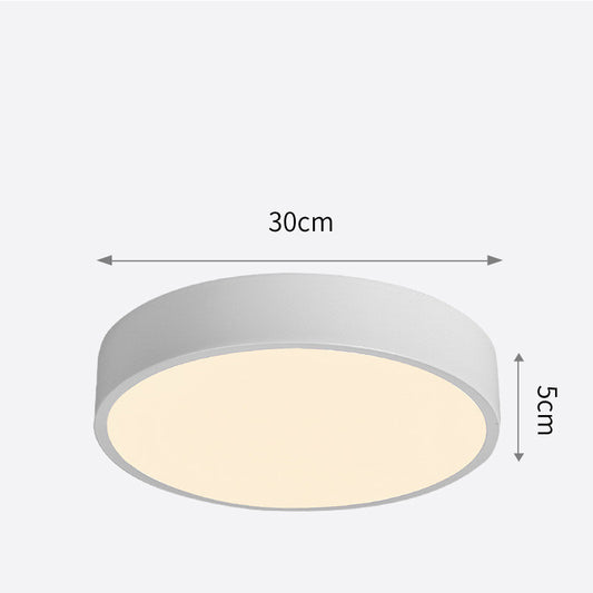 Lampe de chambre moderne minimaliste, LED de plafond