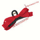 Barrette à cheveux avec ruban décoratif de couleur unie noire