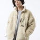 Manteau d'hiver ample et décontracté en peluche épaisse