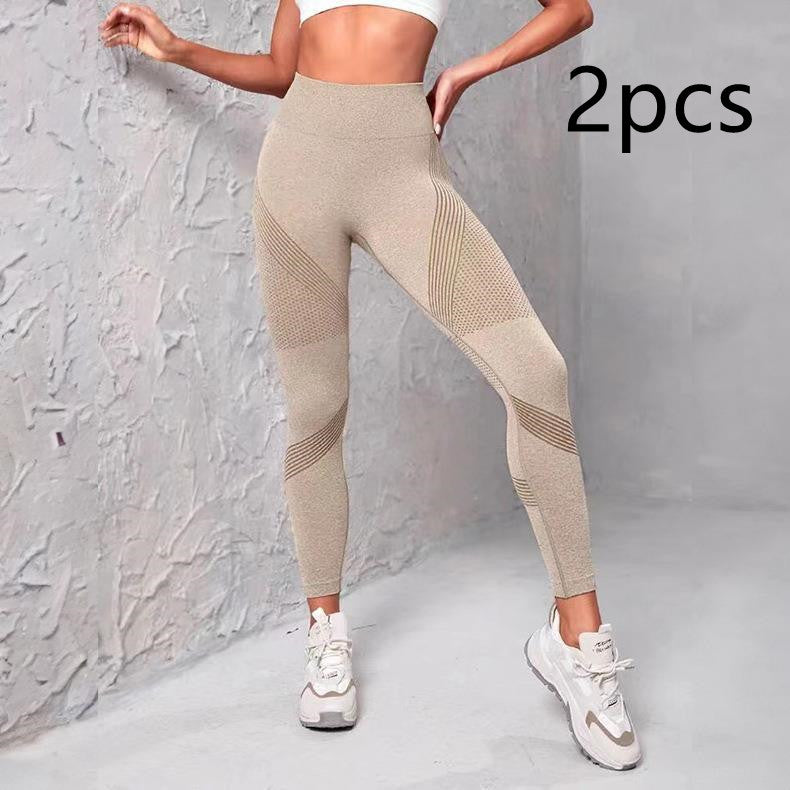 Legging de sport taille haute élastique