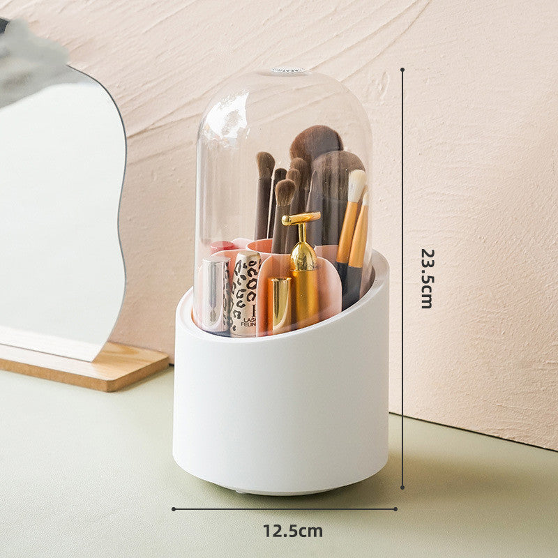 Boîte de rangement rotative pour cosmétiques et maquillage