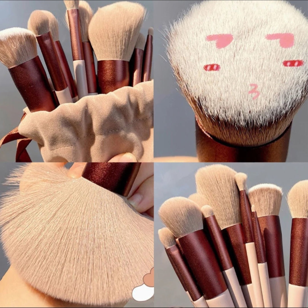 Kit de pinceaux de maquillage 13 pièces