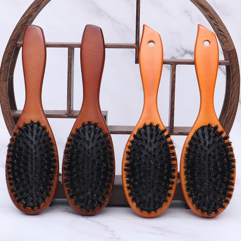 Peigne à poils noirs Coussin de massage pour femme