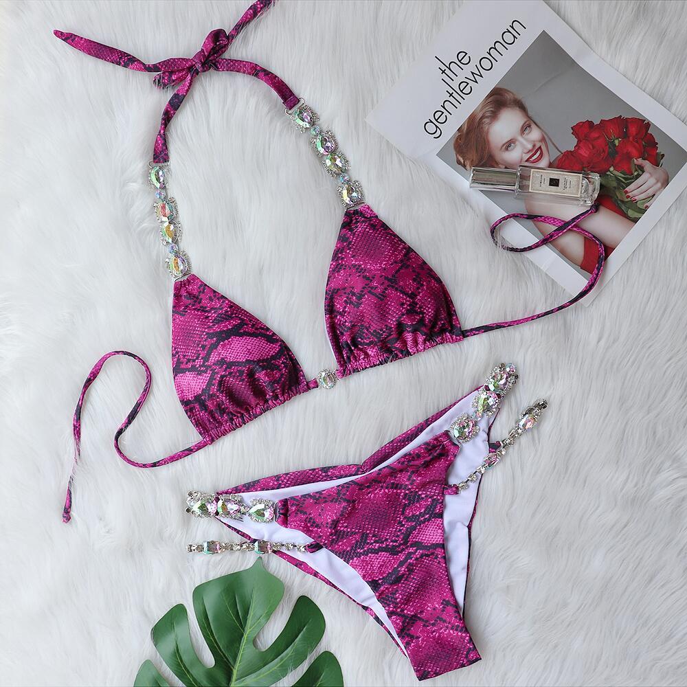 Maillot de bain imprimé Crystal Diamond