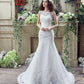 Robe de mariée sirène sexy en dentelle